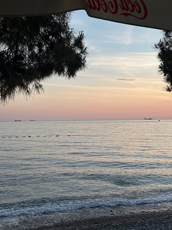 Sunset moments captured along Montenegro's Adriatic coast