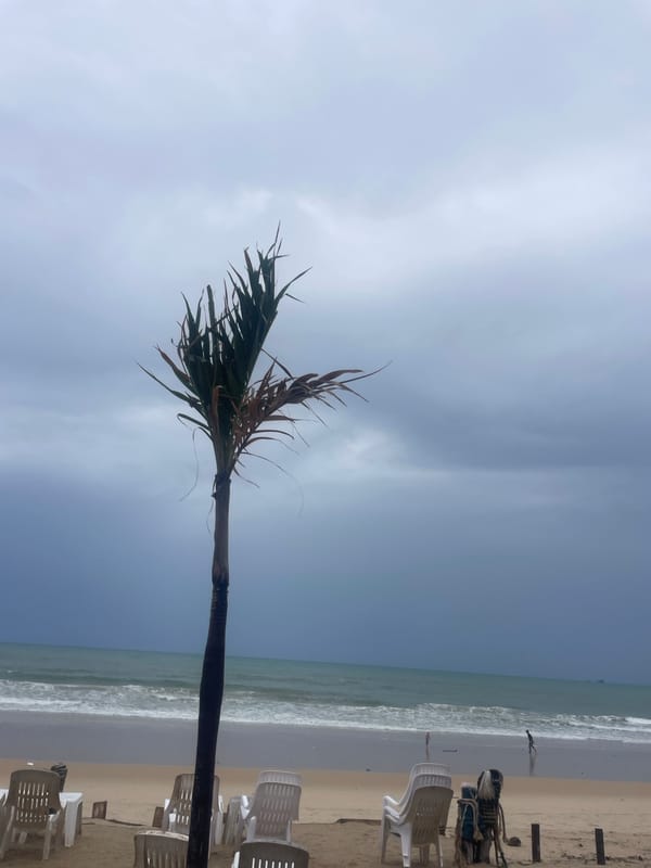 Morning beach scenes documented in Choeng Thale, Thailand