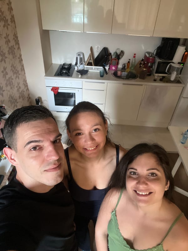 Casual home selfies from a Sofia apartment