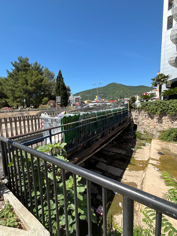 Morning walk through Budva streets and cafes