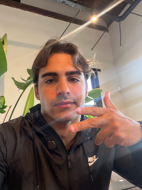 Man takes selfies in Avellaneda, Argentina