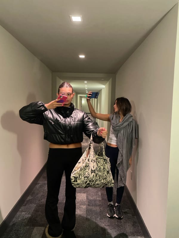 Two women share casual evening at Miami home