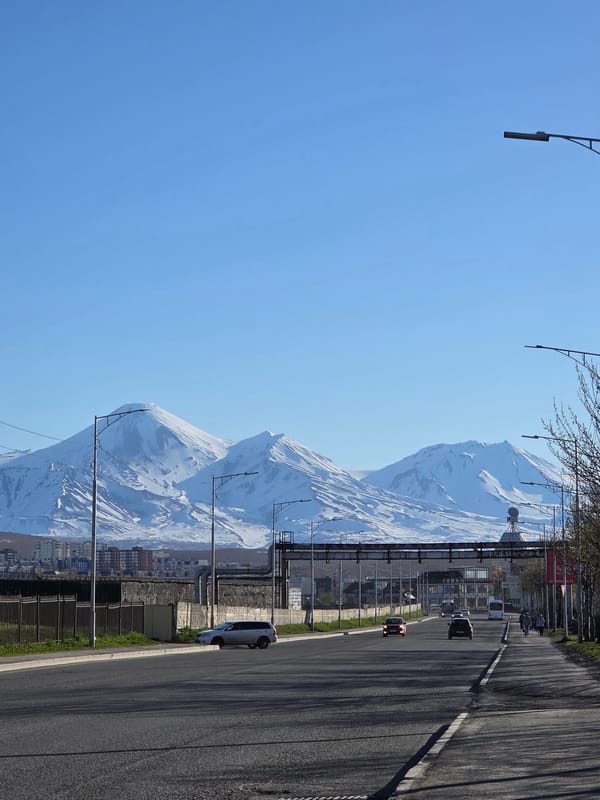 Street scenes captured in Petropavlovsk-Kamchatsky with mountain backdrop