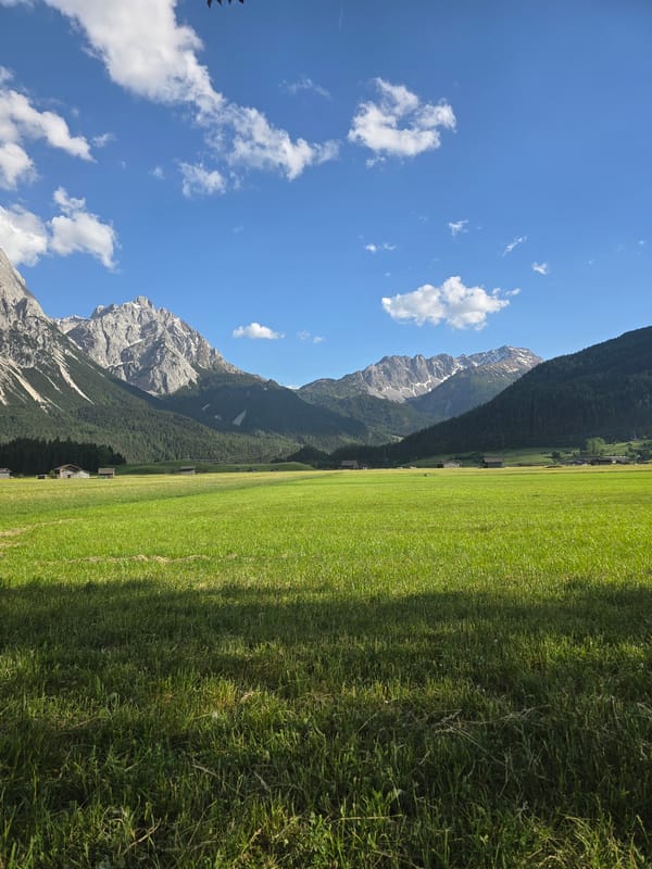Alpine scenery documented during afternoon visit to Lermoos, Austria