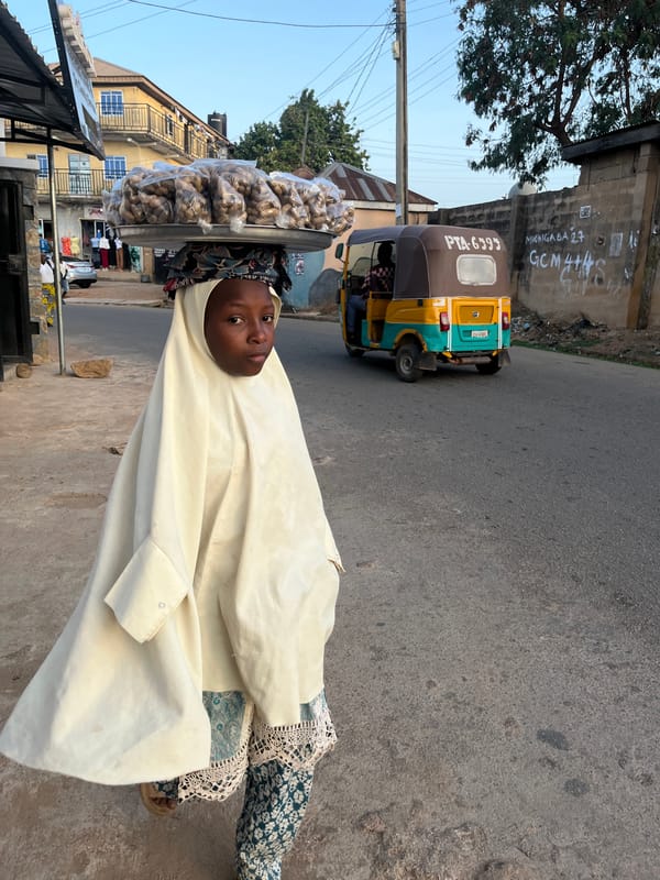 Afternoon street life captured in Jos, Nigeria