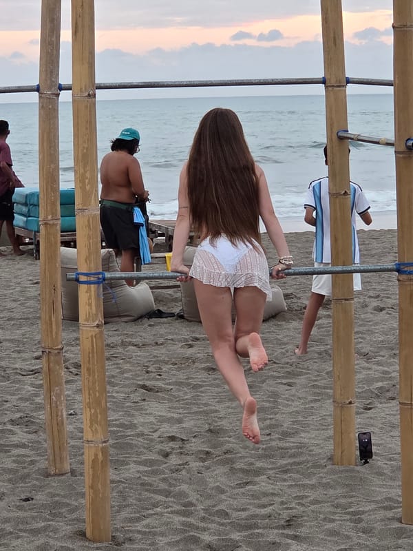 Morning gym visit in North Kuta, Bali