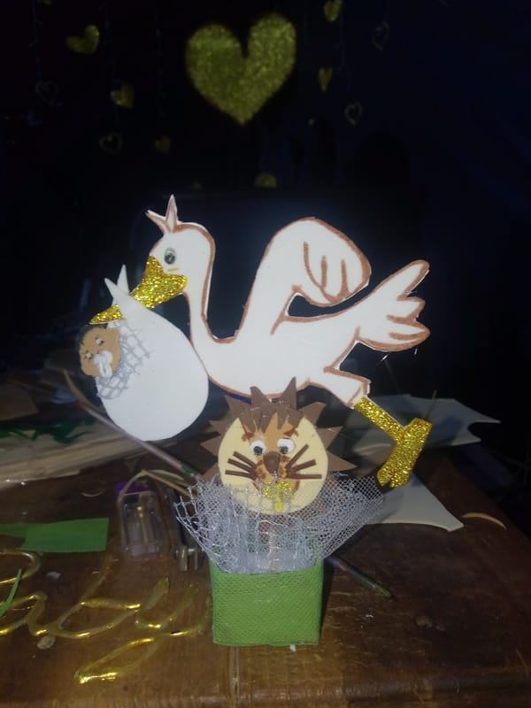 Baby shower preparations documented in Juan Griego homes