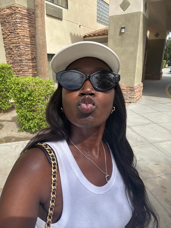 Woman in white outfit spotted on Palm Desert sidewalk