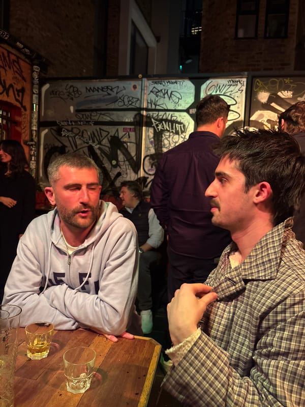 Evening social gathering observed at London pub