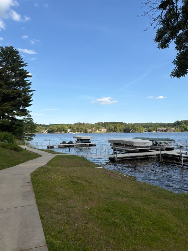 Lake Delton visitor captures scenic views during evening documentation