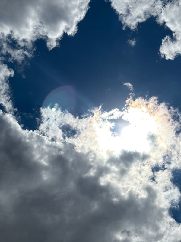 Cloudy sky study, multiple angles, one afternoon