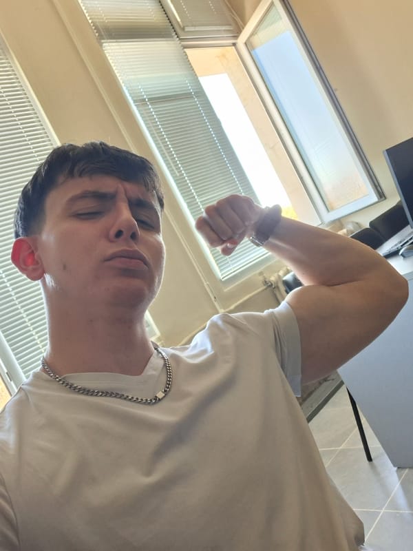 Man observed in classroom setting during morning hours