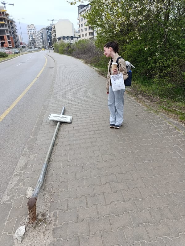 Sofia street scenes captured during afternoon walk