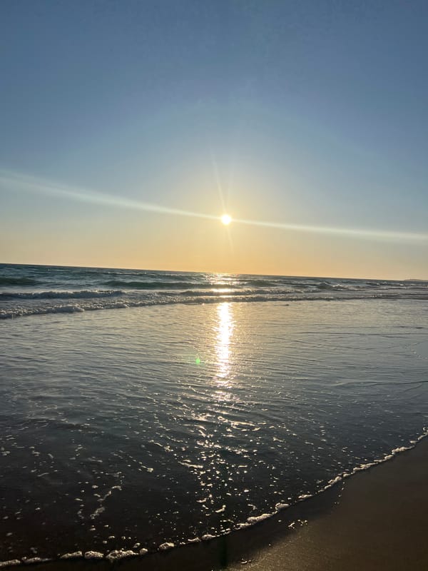 Golden hour on the Atlantic dunes near Vejer de la Frontera