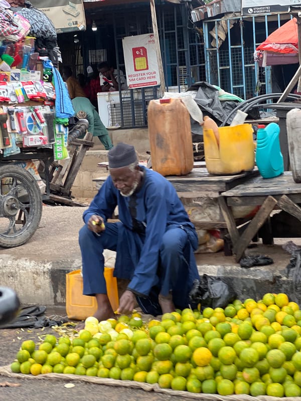 Street life documented across Jalingo, Nigeria during morning hours