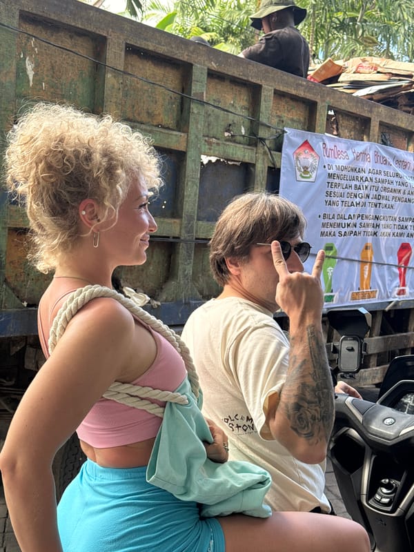 Two adults spotted in Mengwi, Indonesia daytime scene