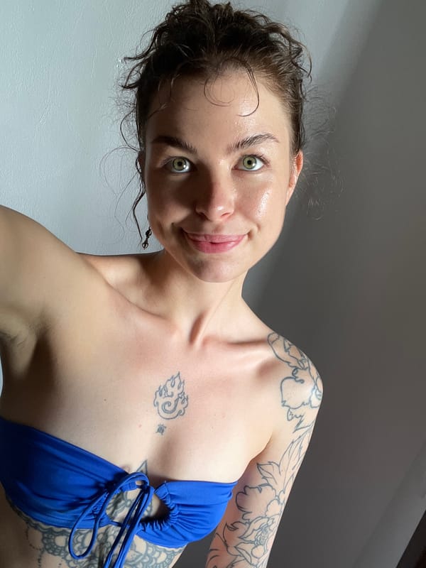 Woman takes selfies in Boreti, Montenegro residence