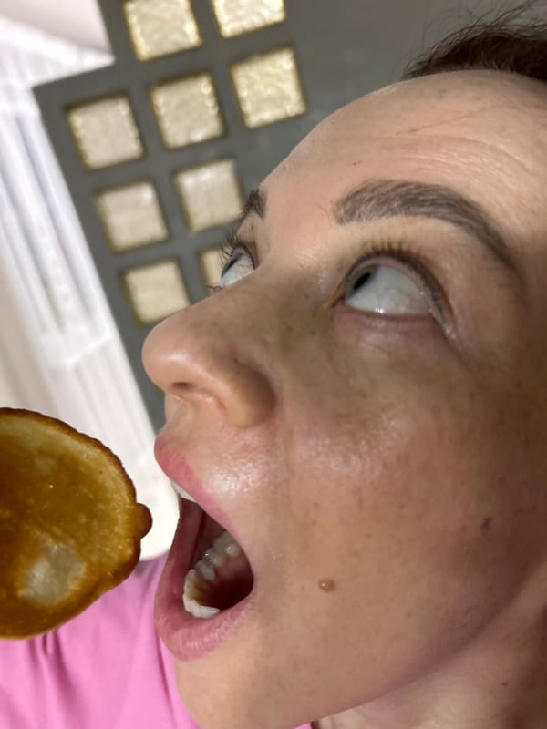 Afternoon snack documented in Chaikovsky home setting