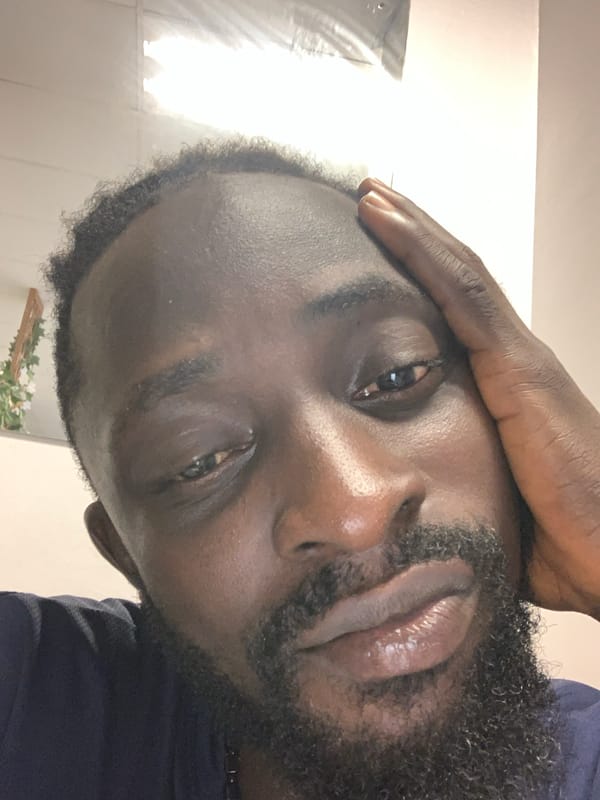 Man photographed in portrait session in Lekki, Nigeria