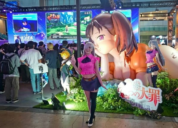 Seven Deadly Sins cosplay event held at Makuhari Messe