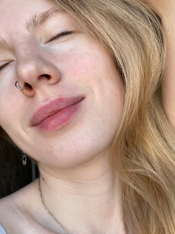 Young woman photographed in casual moments in Izhevsk