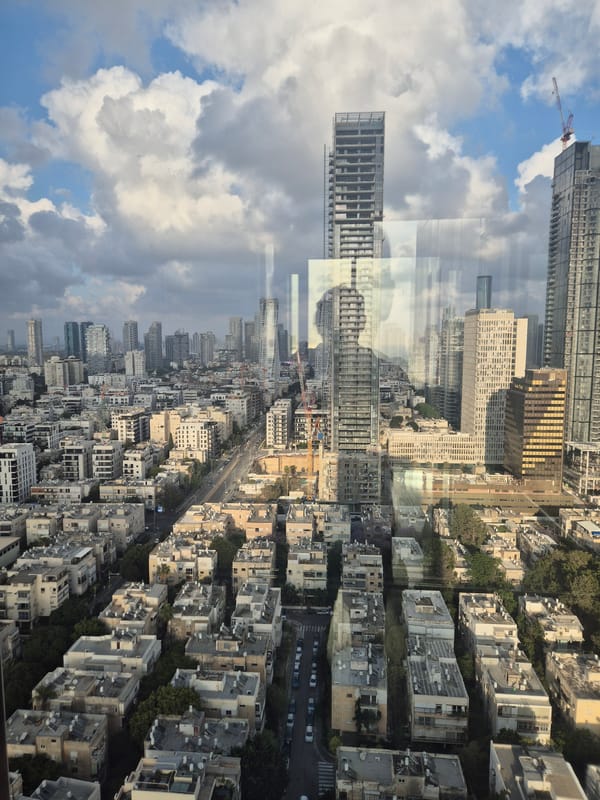 Tel Aviv daily life: urban views and cat feeding