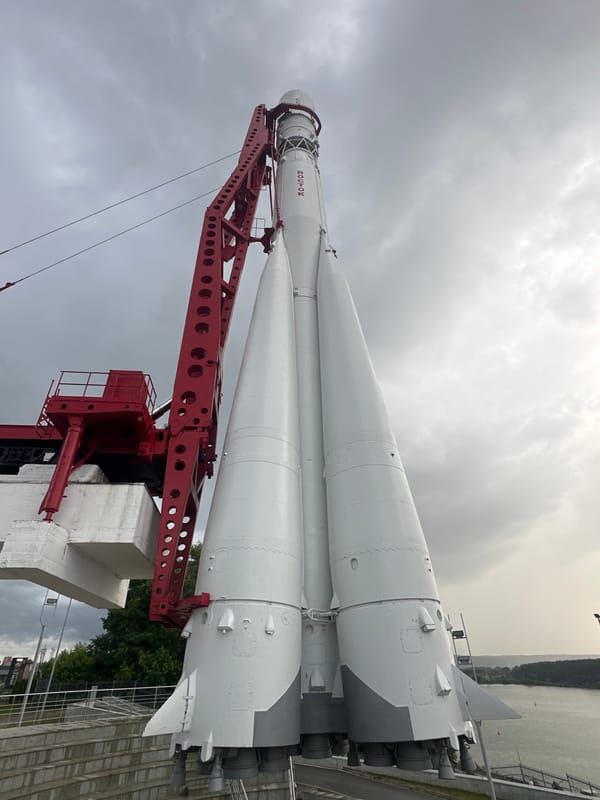 Exploring Kaluga's space museum and its outdoor Vostok rocket