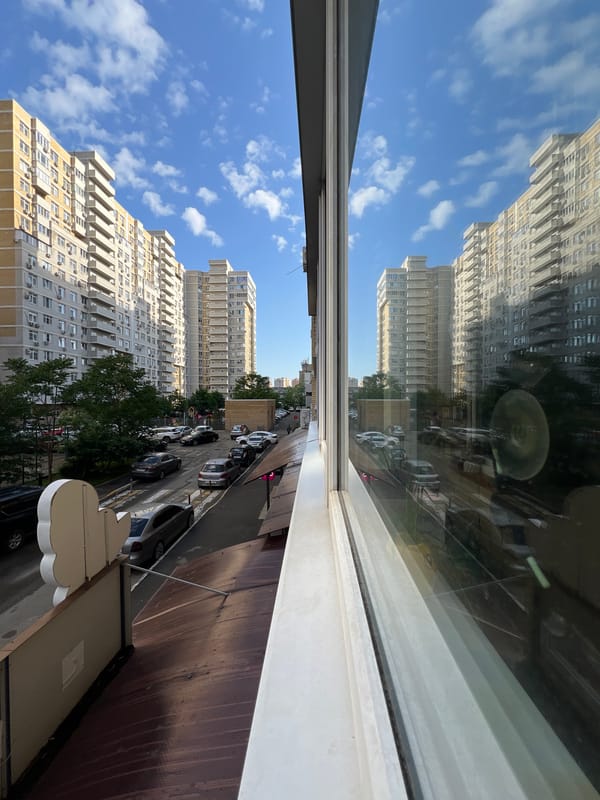 Early morning life captured in Krasnodar residential streets