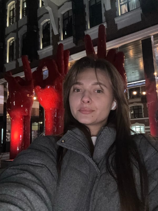 Personal moments captured across Moscow during evening hours