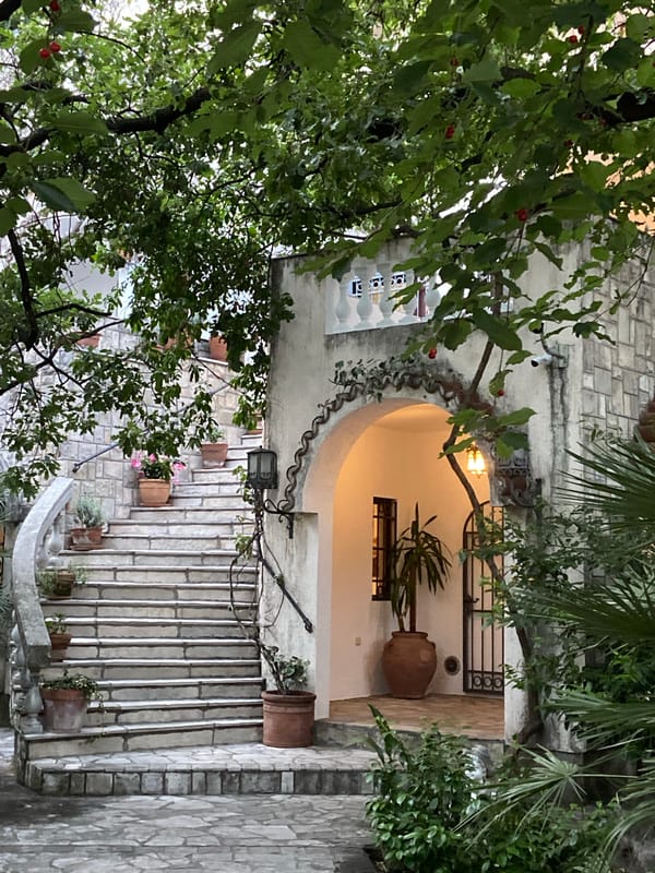 Evening walkabout documented in Budva, Montenegro captures urban details
