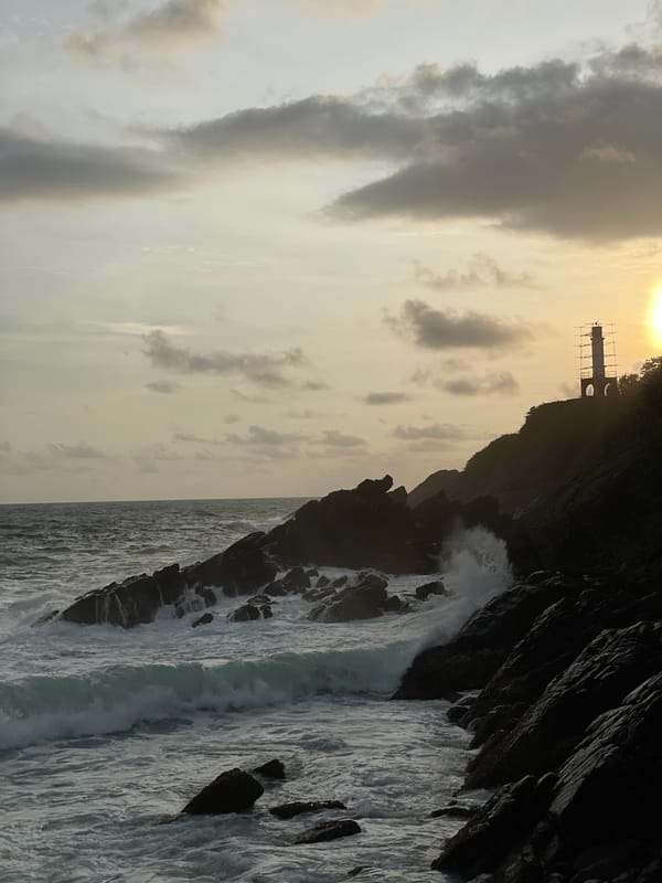 Coastal scenes and pathways documented in Mirissa, Sri Lanka