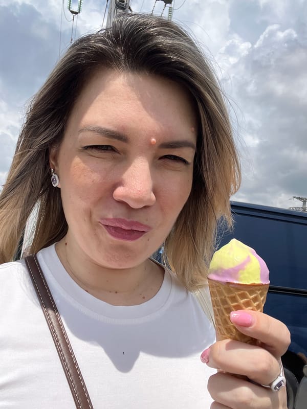 Mother and daughter enjoy ice cream shopping outing in Sochi
