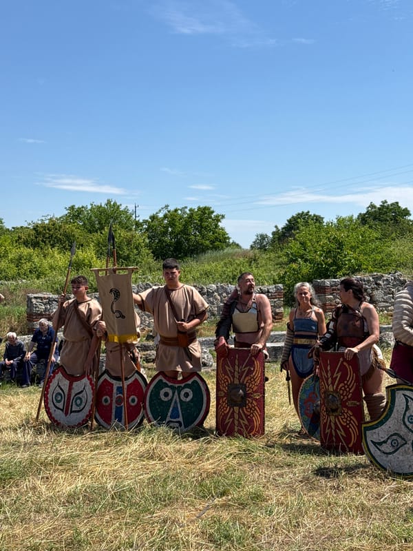 Roman historical reenactment draws crowds in Gigen, Bulgaria