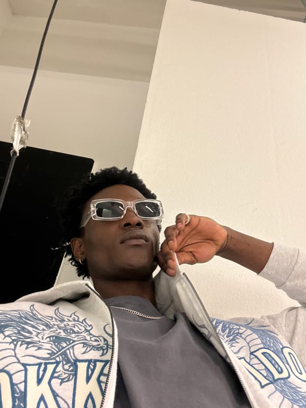 Shoppers take selfies in London clothing store