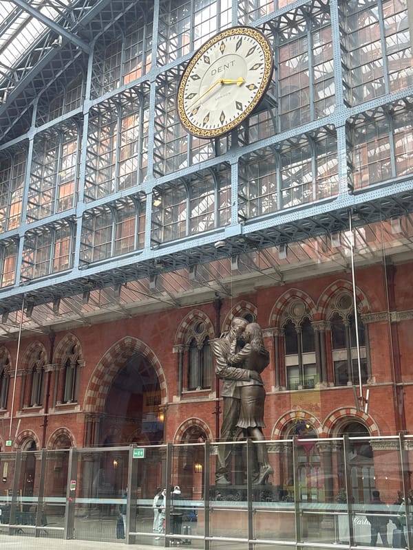 Witness documents St. Pancras station architecture and luxury cars