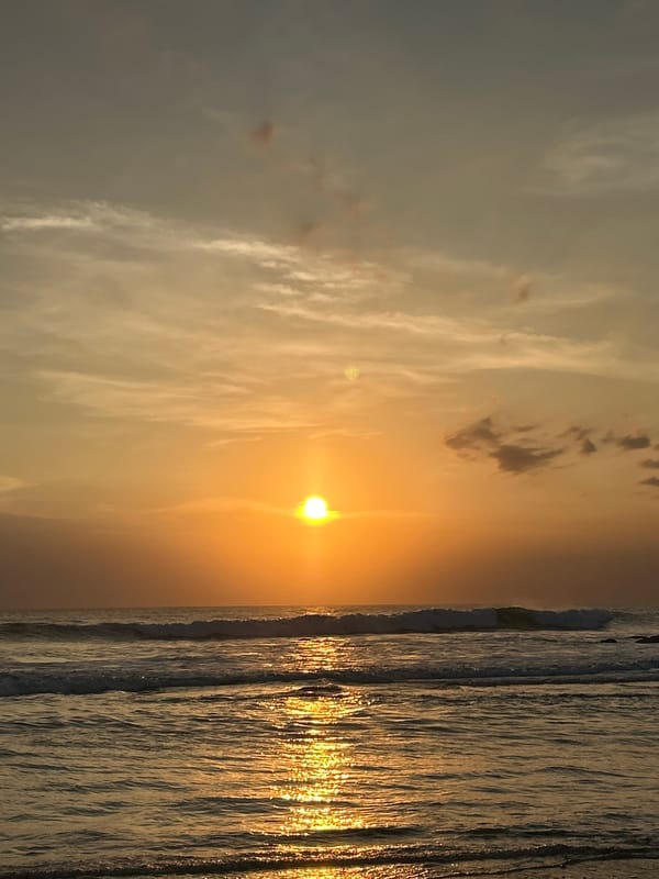 Sunset observed from multiple Indonesian coastal locations