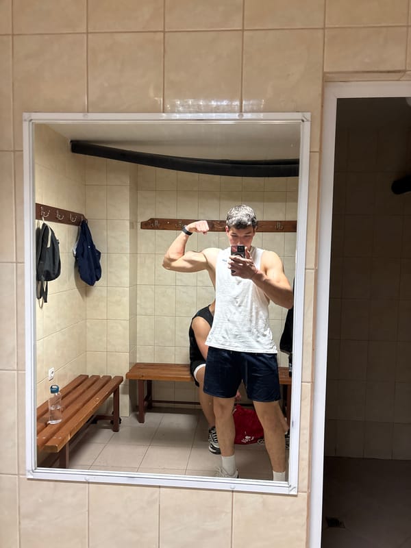 Men work out together at Zlatograd gym facility