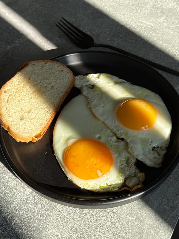 Morning breakfast documented in Lyubertsy, Russia