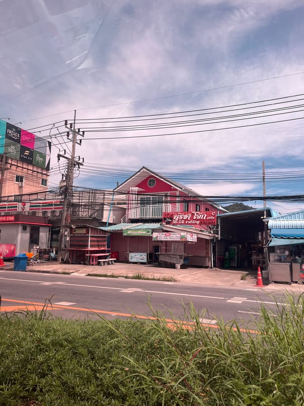 Daily street life captured in Rawai, Thailand