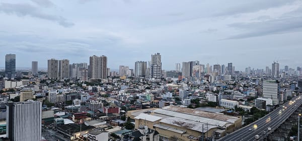 Aerial tour of Makati: skyway, skyline, and city streets