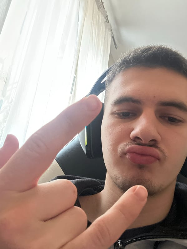 Young man documents trading session in Sofia apartment