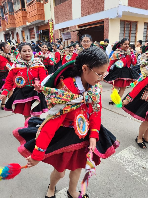 Traditional Andean festival celebrations unfold across San Sebastián, Cusco