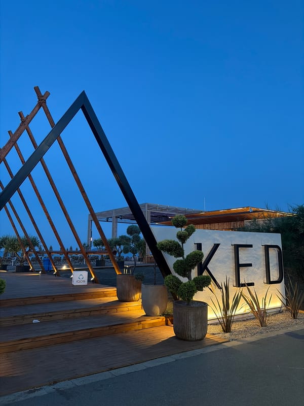 Dusk vibes at Ked beach bar, Burgas Northern Beach
