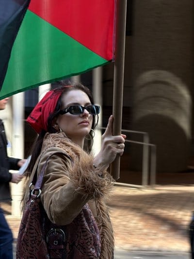 Multiple protest groups demonstrate simultaneously across NYC streets
