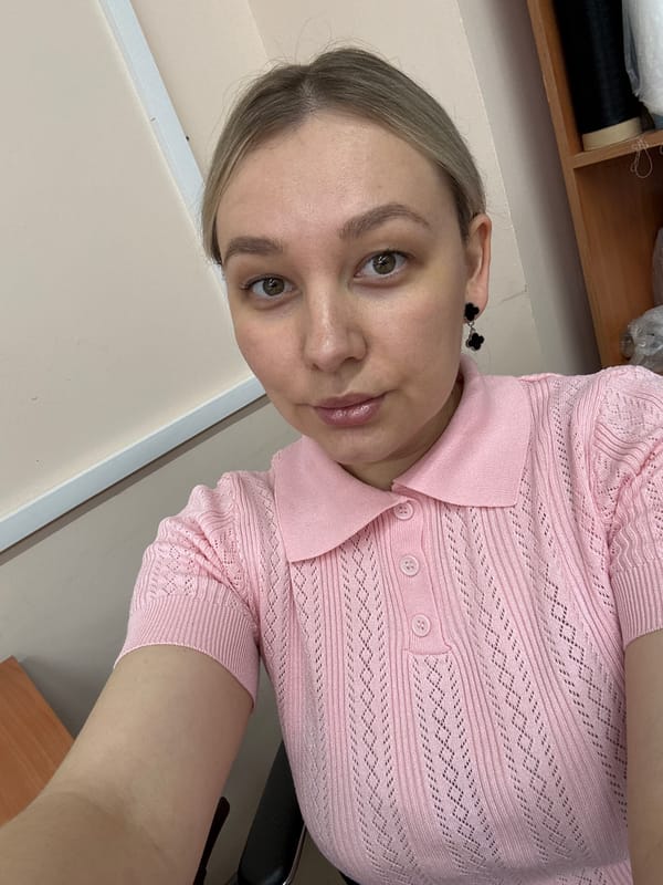 Woman takes early morning selfies in Chaikovsky, Russia