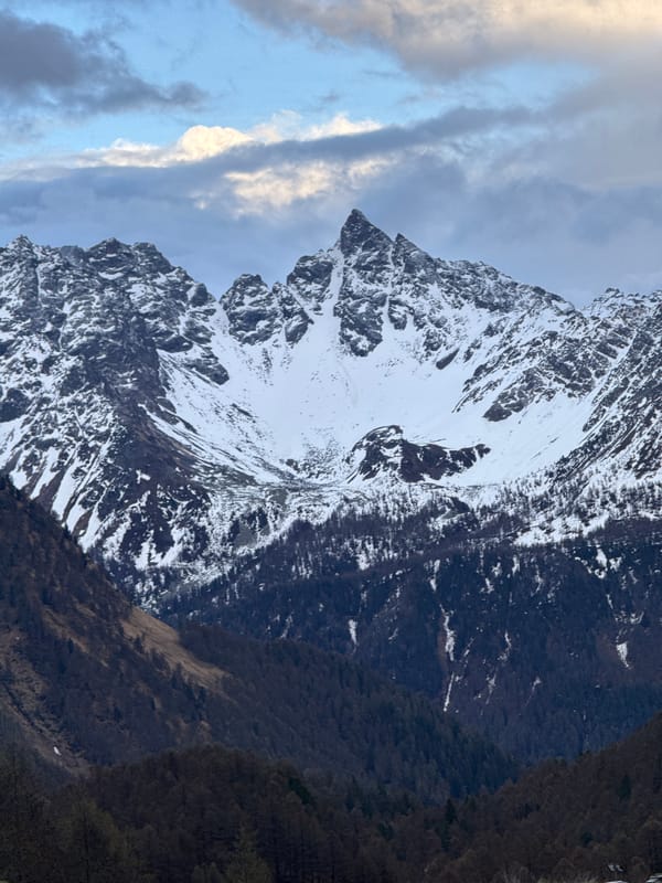 Alpine valley scenery documented in Poschiavo, Switzerland