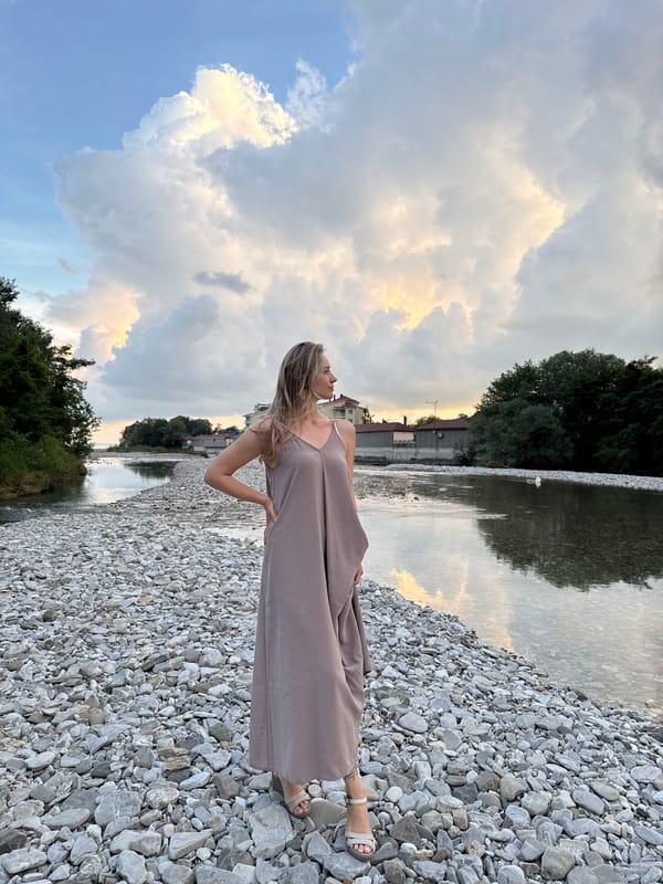 Golden hour portrait session along Nebug's coastal shores