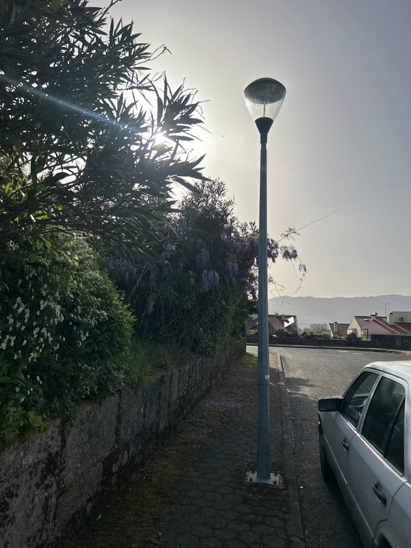 Residential street scenes documented in Vila Real, Portugal