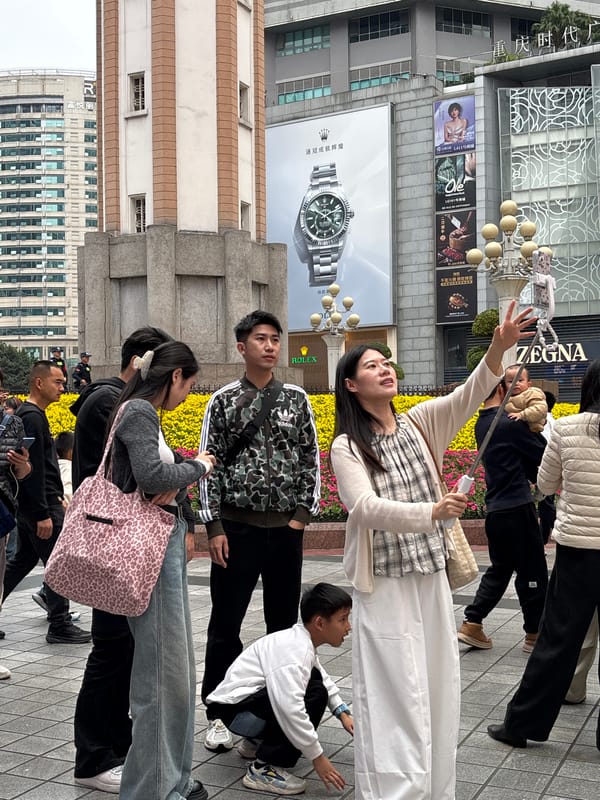 Morning street life documented in Yuzhong District, Chongqing