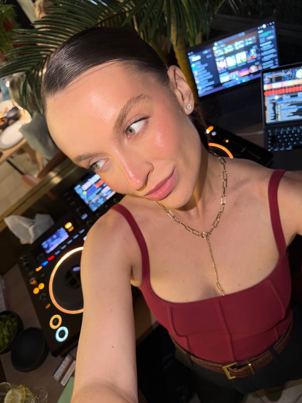Woman photographed at DJ venue in Budva, Montenegro